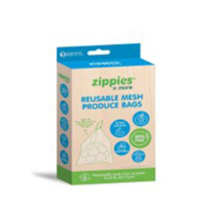 ZippiesxMore Reusable Mesh Produce Bags (5s per box)