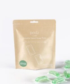 Podz Soluble Hand Soap Pods (Pouch of 10) - Geranium & Herbs