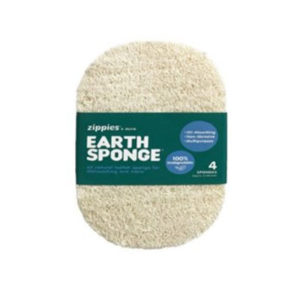 ZippiesxMore Earth Sponge Scrubber (4s per pack)