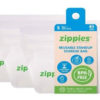 Zippies Reusable Stand-up Pouch SMALL (3s)