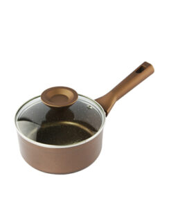Masflex 16 cm / 1 Liter  Elegance Induction  Saucepan with Glass Lid NZ-M5