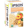 TIPSON Organic Ashwagandha Infusions Ginger and Peach