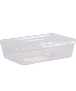 Rectangular Clear Body and Lid 1600ml