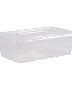 Rectangular Clear Body and Lid 2500ml