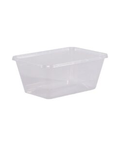 Rectangular Clear Body and Lid 950ml