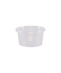 Round Clear Body and Lid 500ml