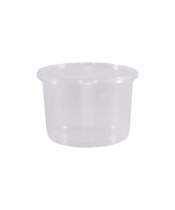 Round Clear Body and Lid 1200ml