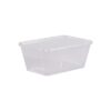 Rectangular Clear Body and Lid 1000ml